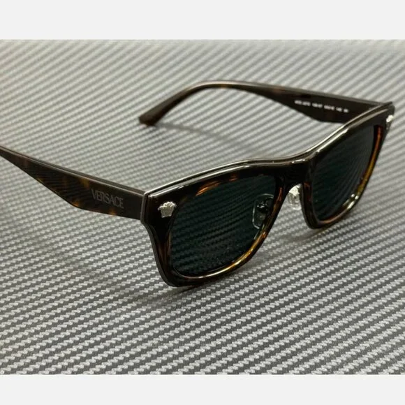 Versace Havana Brown Men's 53mm Sunglasses